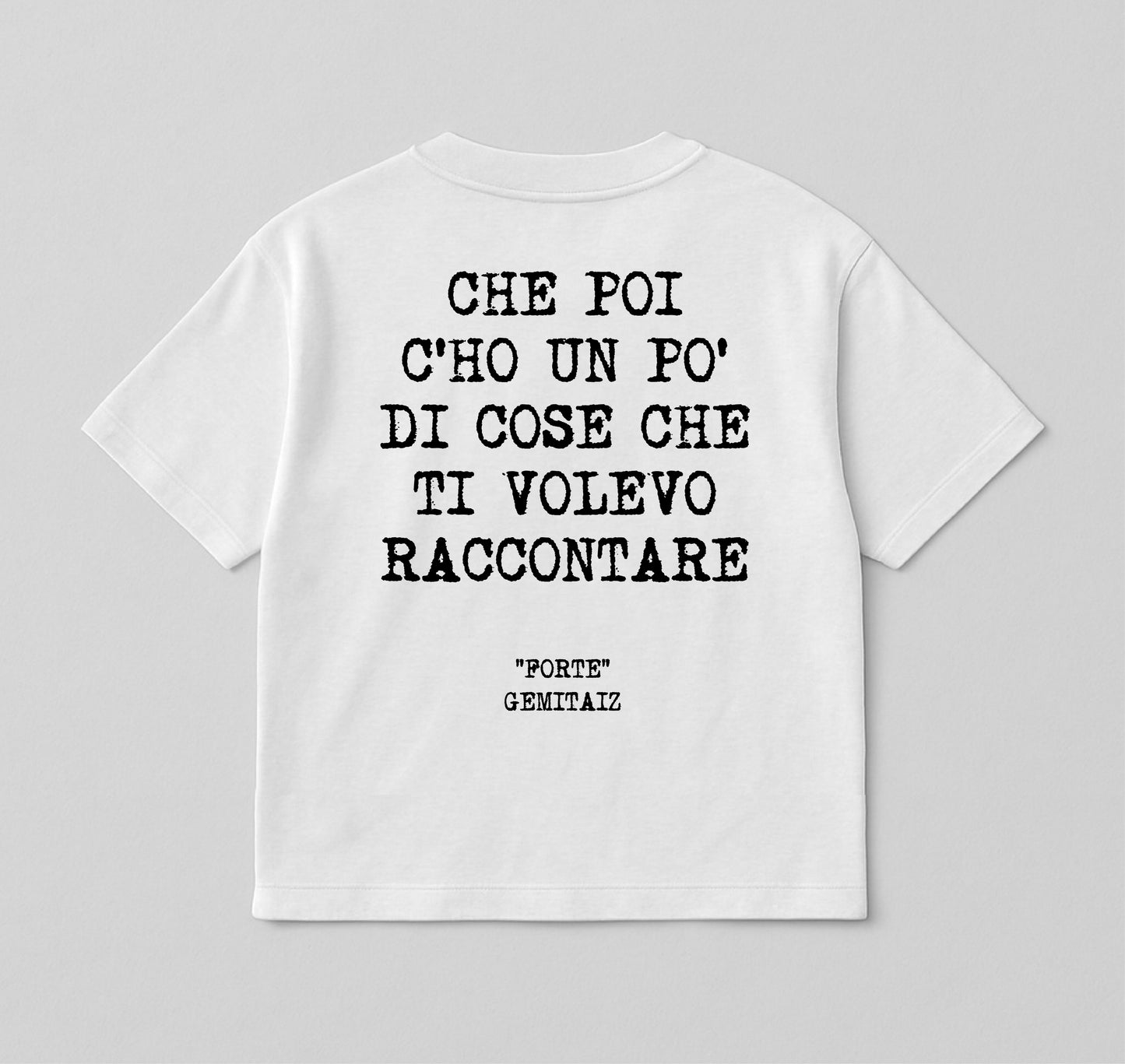 Gemitaiz  1 - Che poi c'ho un po' di cose che ti volevo raccontare / white - bianca