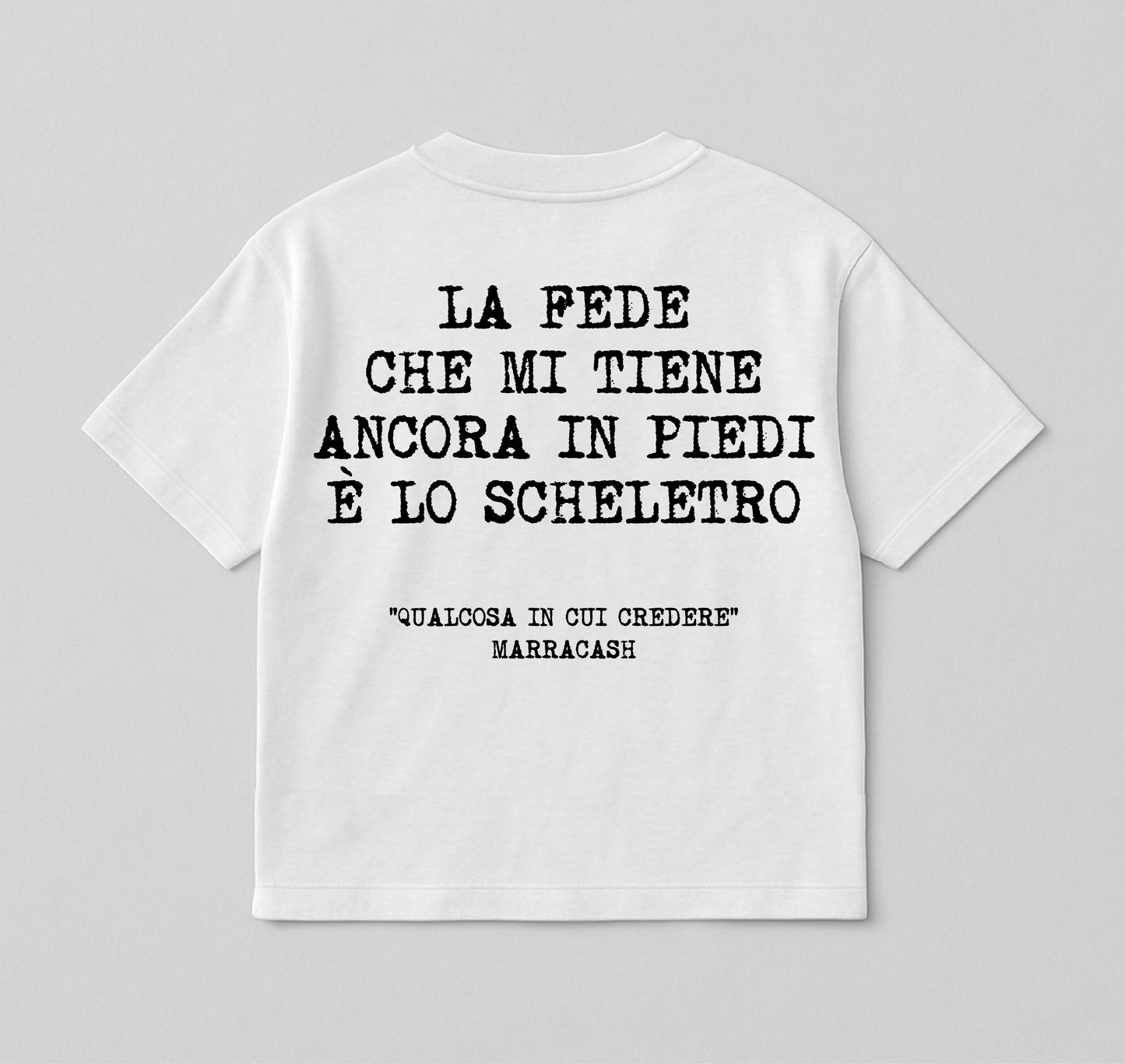 Marracash 1 - La fede che mi tiene ancora in piedi è lo scheletro / white - bianca