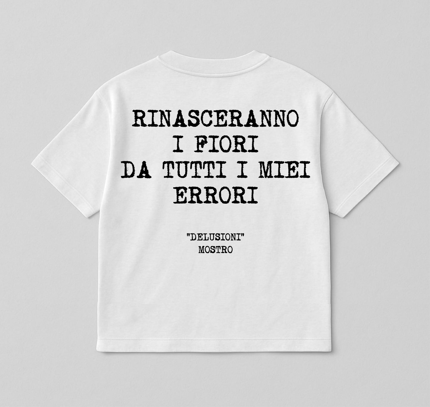 Mostro 1 - Rinasceranno i fiori da tutti i miei errori / white - bianca