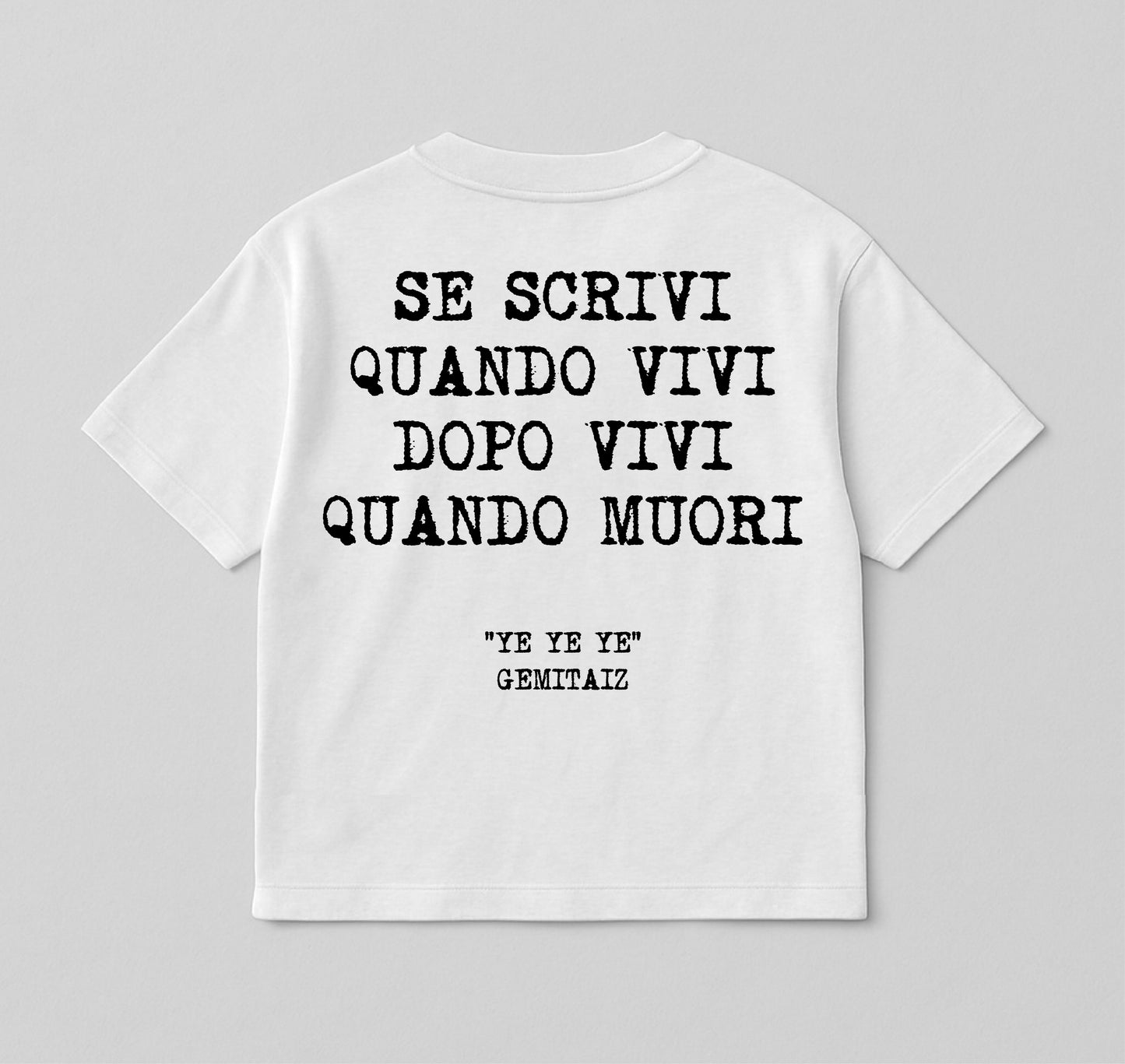 Gemitaiz  1 - Se scrivi quando vivi dopo vivi quando muori / white - bianca
